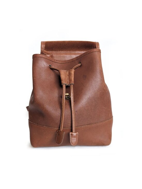 Vintage Coach Leather Daypack Backpack 9960, British tan main image 8